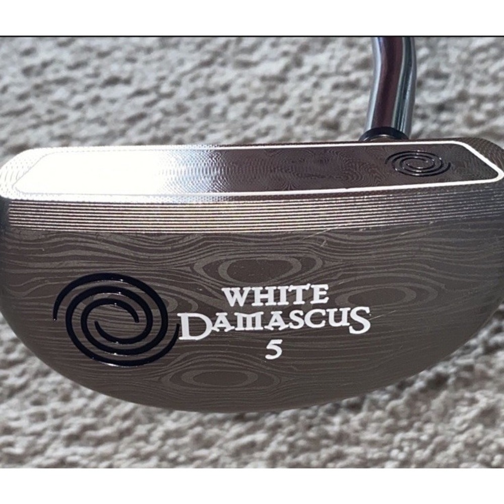 Odyssey White Damascus 5 Putter 34" Mallet Steel Face Golf Club
